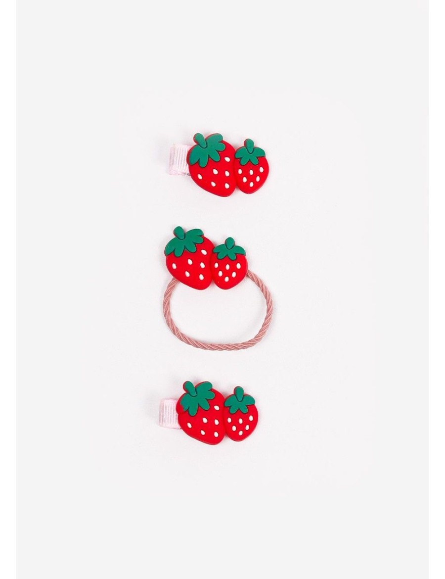 Enfants Strass | Strawberry Barrettes