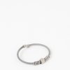 Hommes Strass | Bracelet Homme Torsade