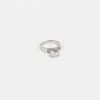 Femmes Strass Bijoux En Plaque Or | Bague Argente