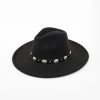 Femmes Strass Chapeaux/Casquettes | Chapeau En Laine Avec Ceinture Cloute