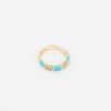 Femmes Strass Bijoux En Plaque Or | Bague En Plaque Or A Strass