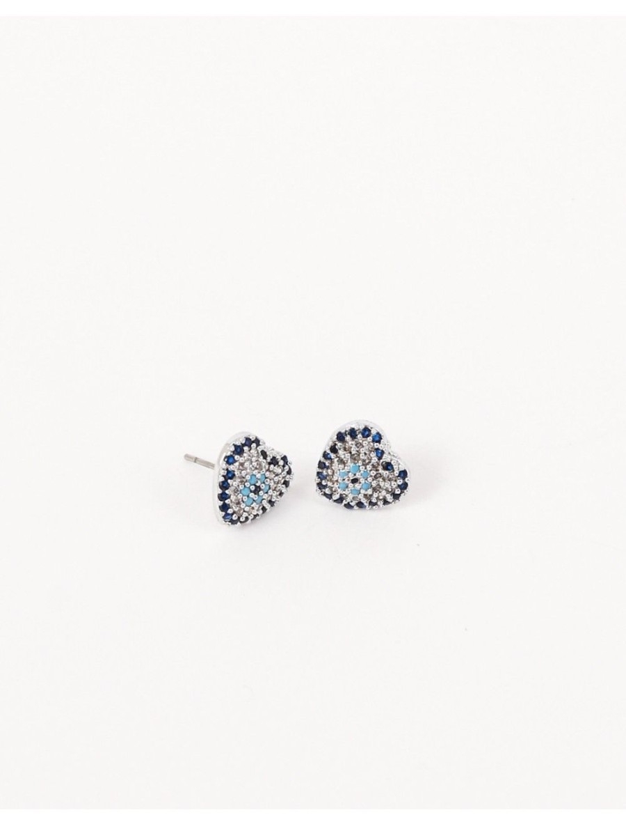 Femmes Strass Bijoux En Plaque Or | Boucles D'Oreilles Coeur