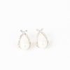 Femmes Strass Bijoux En Plaque Or | Boucles D'Oreilles A Strass Avec Perles