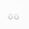 Femmes Strass Bijoux En Plaque Or | Boucles D'Oreilles En Forme U A Strass