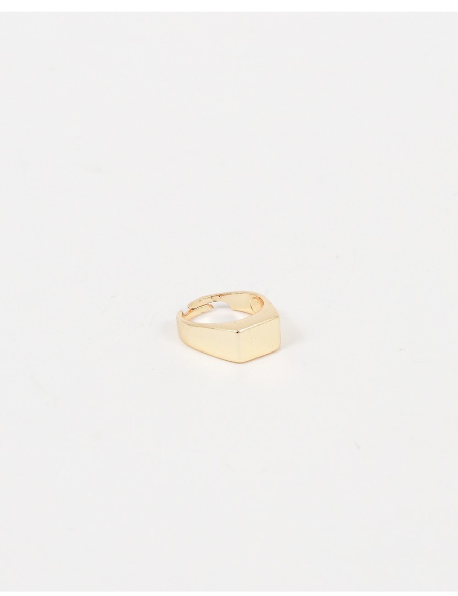 Femmes Strass Bijoux En Plaque Or | Bague Doree