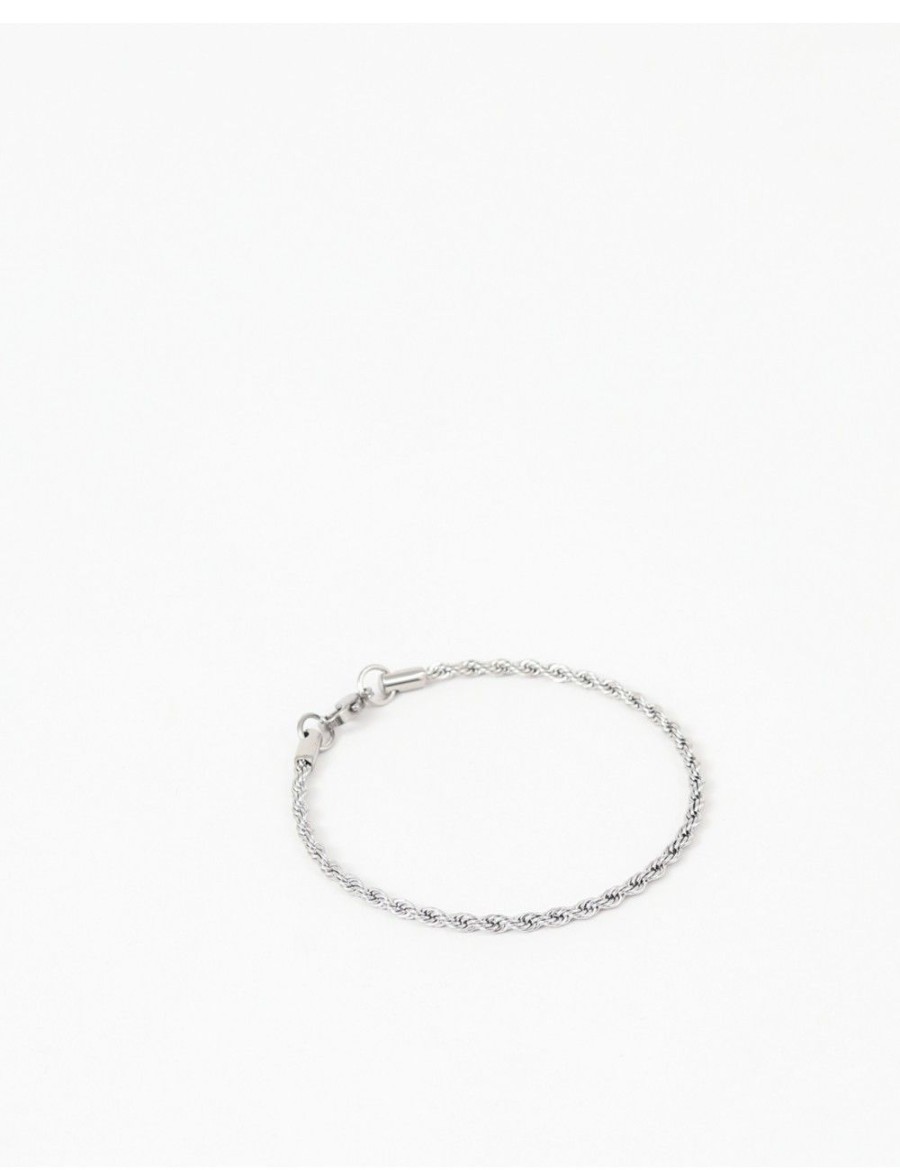 Hommes Strass | Bracelet Homme Torsade