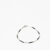 Hommes Strass | Bracelet Homme Bicolore